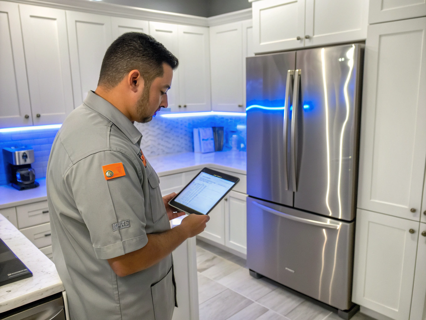 Expert technician repairing modern home appliances in Jonesboro Georgia